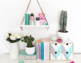 Saving Floor Space: 10 Stylish DIY Hanging Shelf Ideas