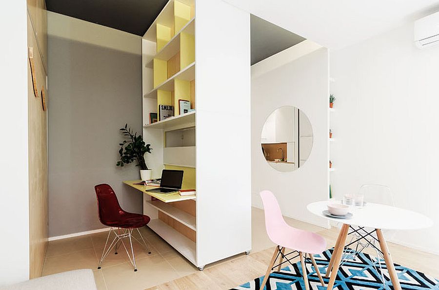 Multi-functional-moving-wall-for-micro-apartment