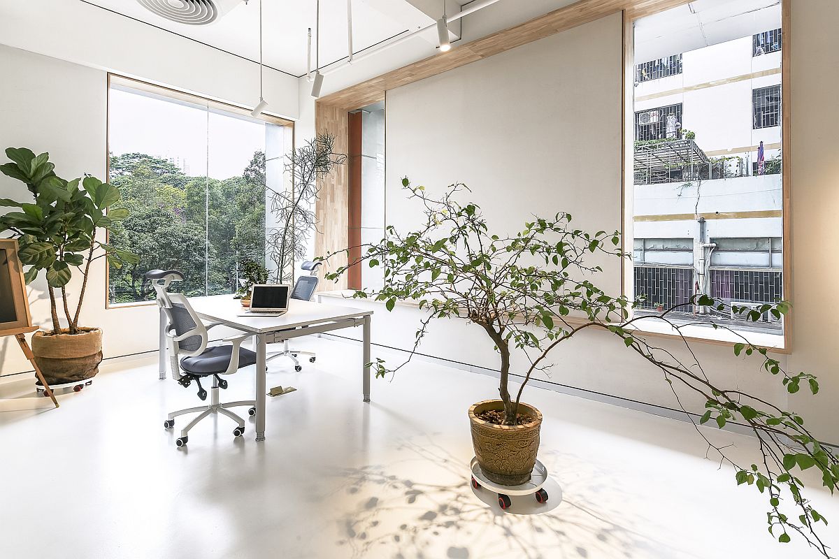 Relaxing modern office in white in Shenzhen, China