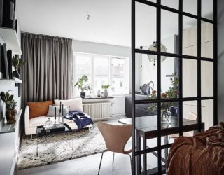 Scandinavian Style Maximizes Space Inside Tiny 26 Square Meter Apartment