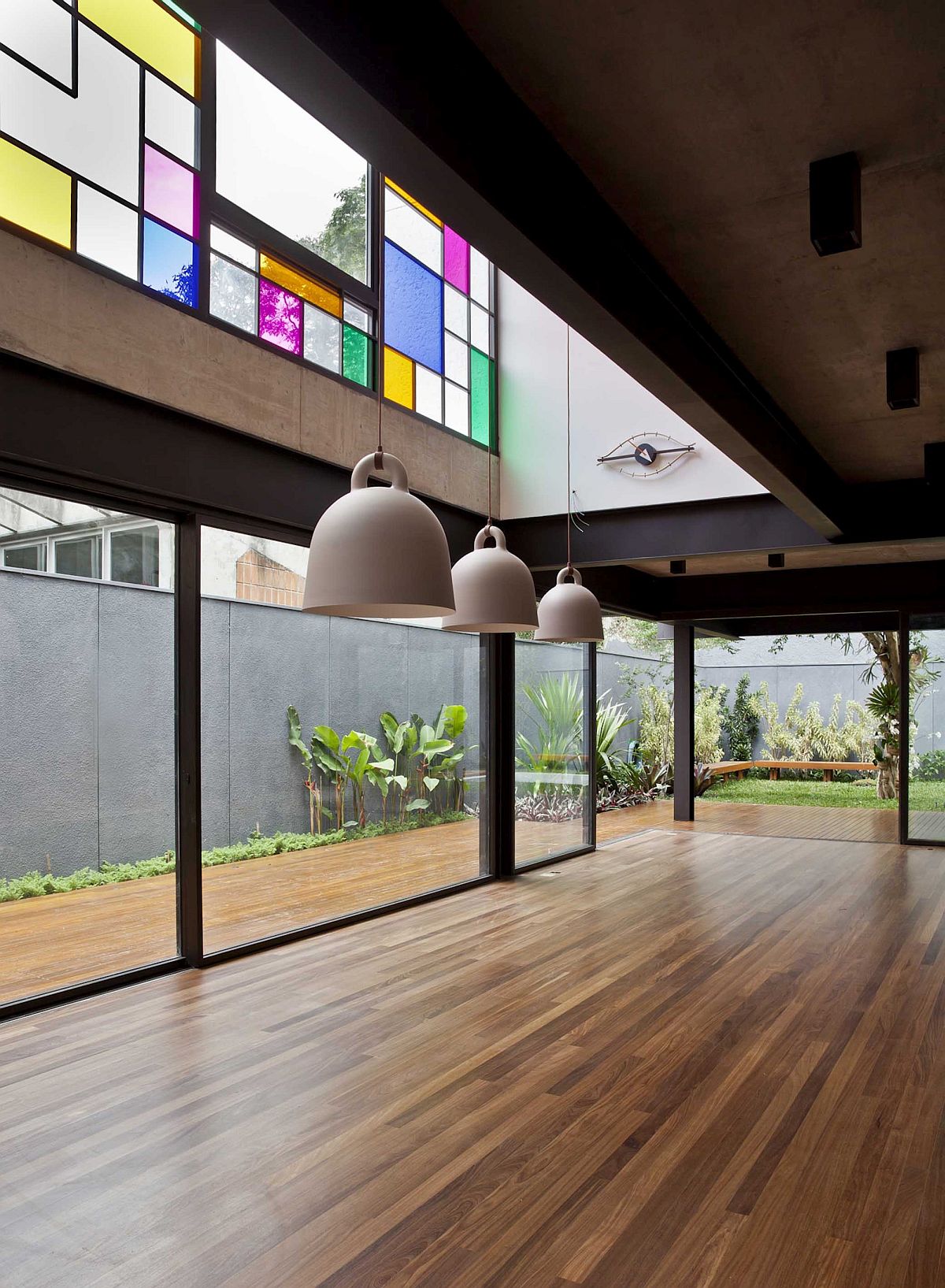 Spacious and open lower level dining area and living space