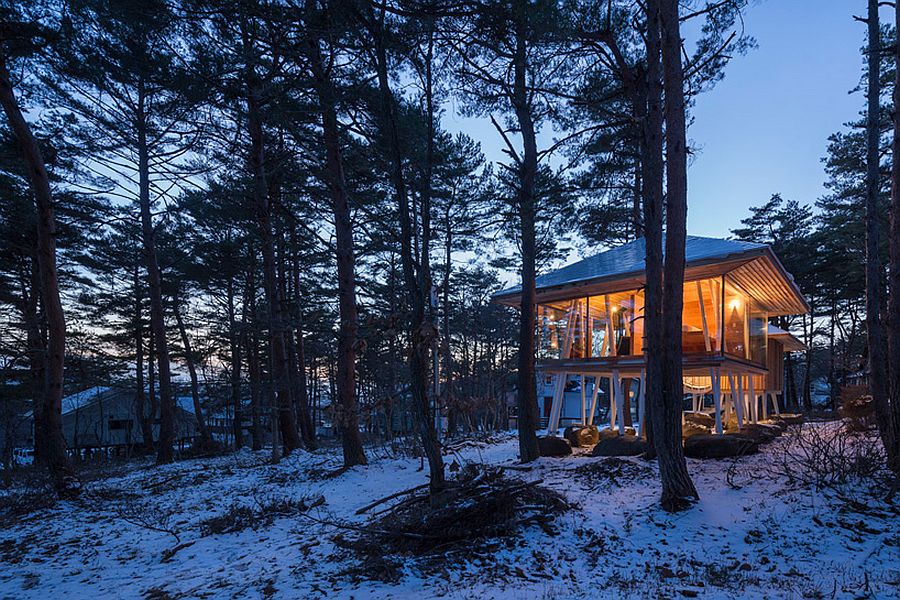 Vacation home at the base of Mt. Bandai in Fukushima, Japan