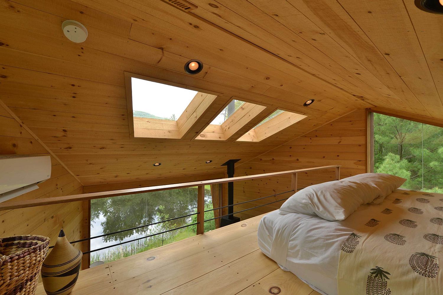 View of the spectacular Catskills mountain range from the bedroom