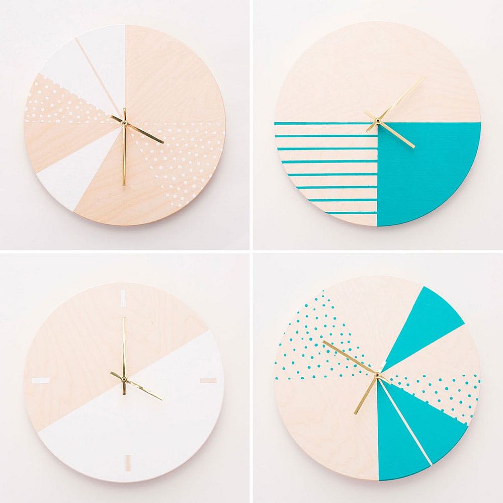 Chic DIY Modern Wall Clock