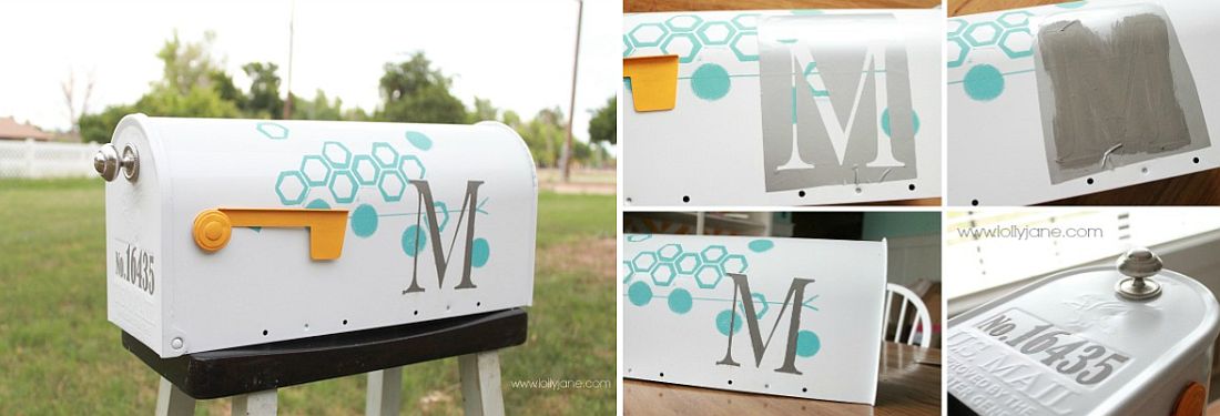 Chic and modern mailbox DIY project