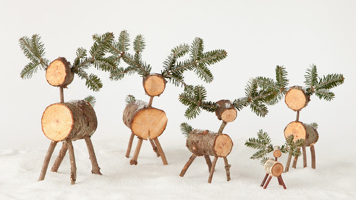 Christmas tree reindeers look absolutely fabulous