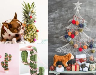 21 Cool Christmas Tree Alternatives Including Trendy Decorated Pineapples!