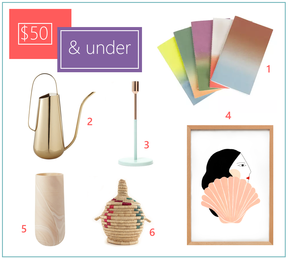 Decoist gift guide $50 and under