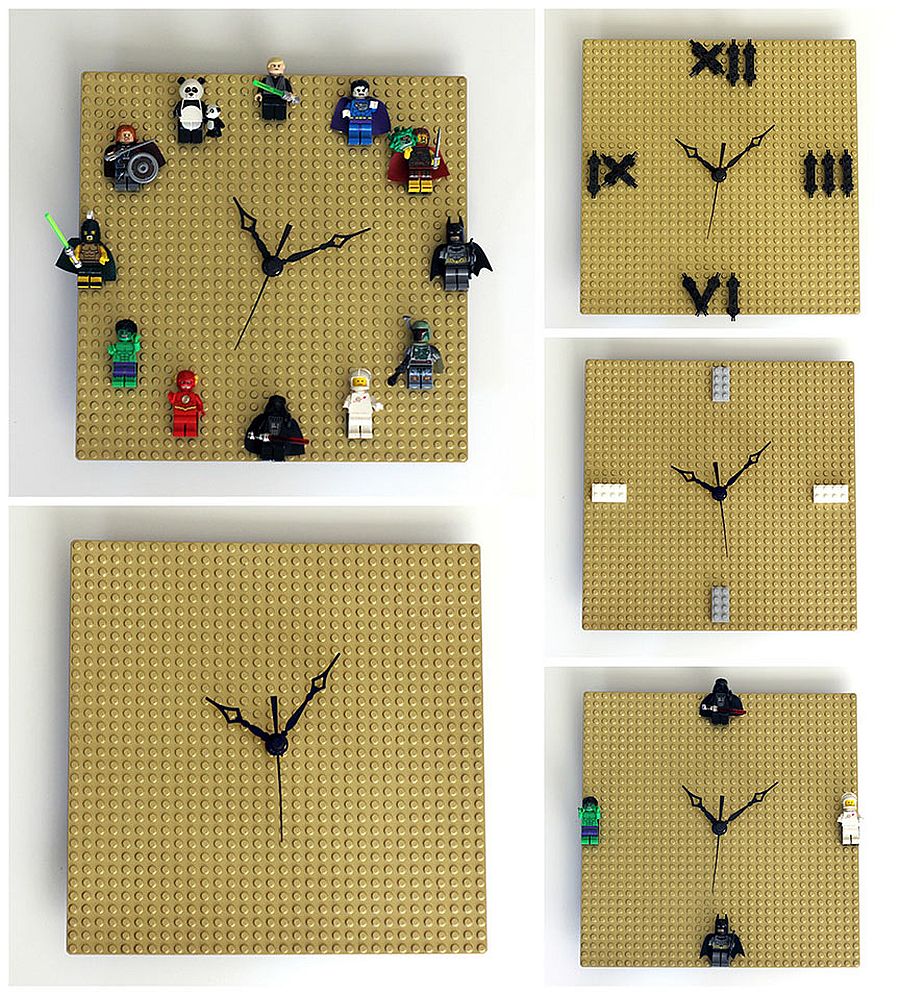 Easy and creative DIY Lego Clock