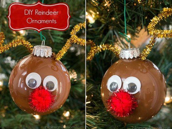 15 DIY Reindeer Crafts & DIY Reindeer Ornaments for Christmas