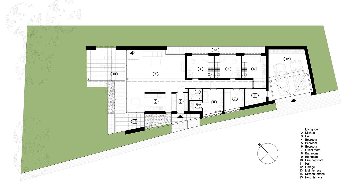 Floor plan of FIL House