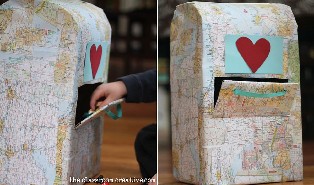 Fun-mailbox-idea-with-maps