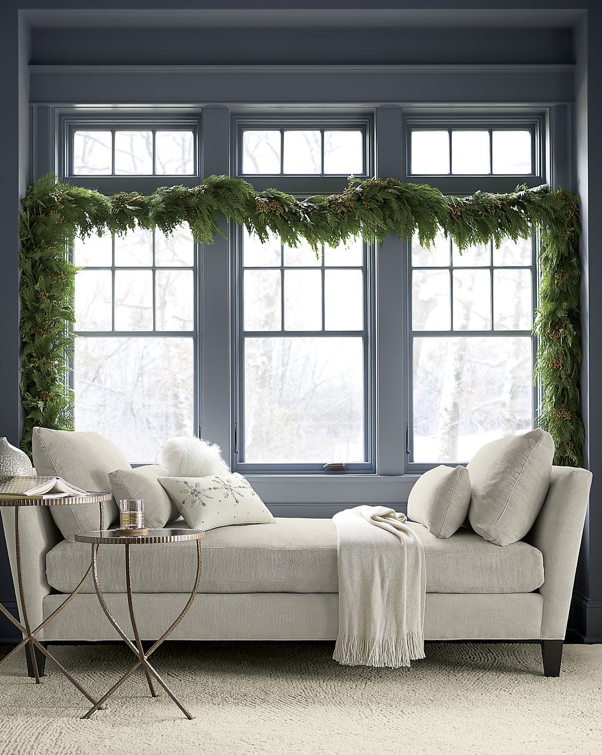 Holiday vignette from Crate & Barrel