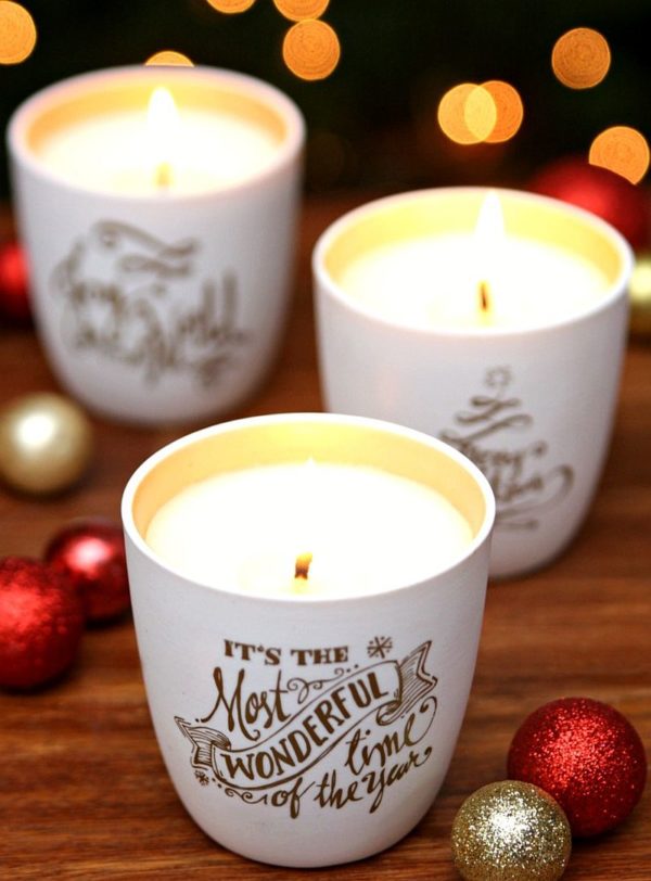 DIY Christmas Candles Easy Mason Jar Holiday Candles