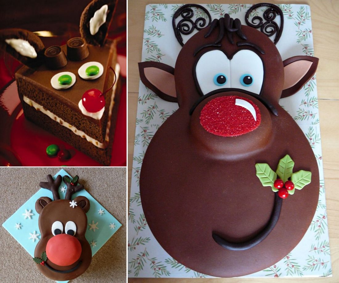 Make your own Christmas Rudolph Cake for a tasty treat