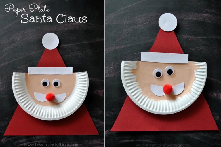 10 Easy DIY Santa Crafts & Ornament Ideas for Christmas