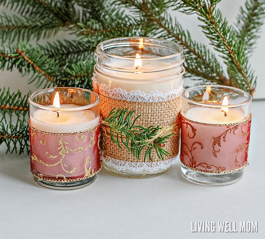 Diy Candles Easy Mason Jar Holiday - Diy Candle Decoration Ideas