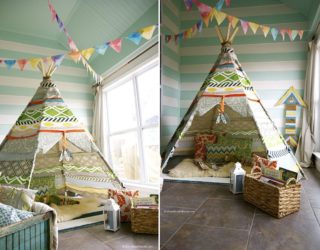 15 DIY Teepees for Fun Kids’ Playrooms