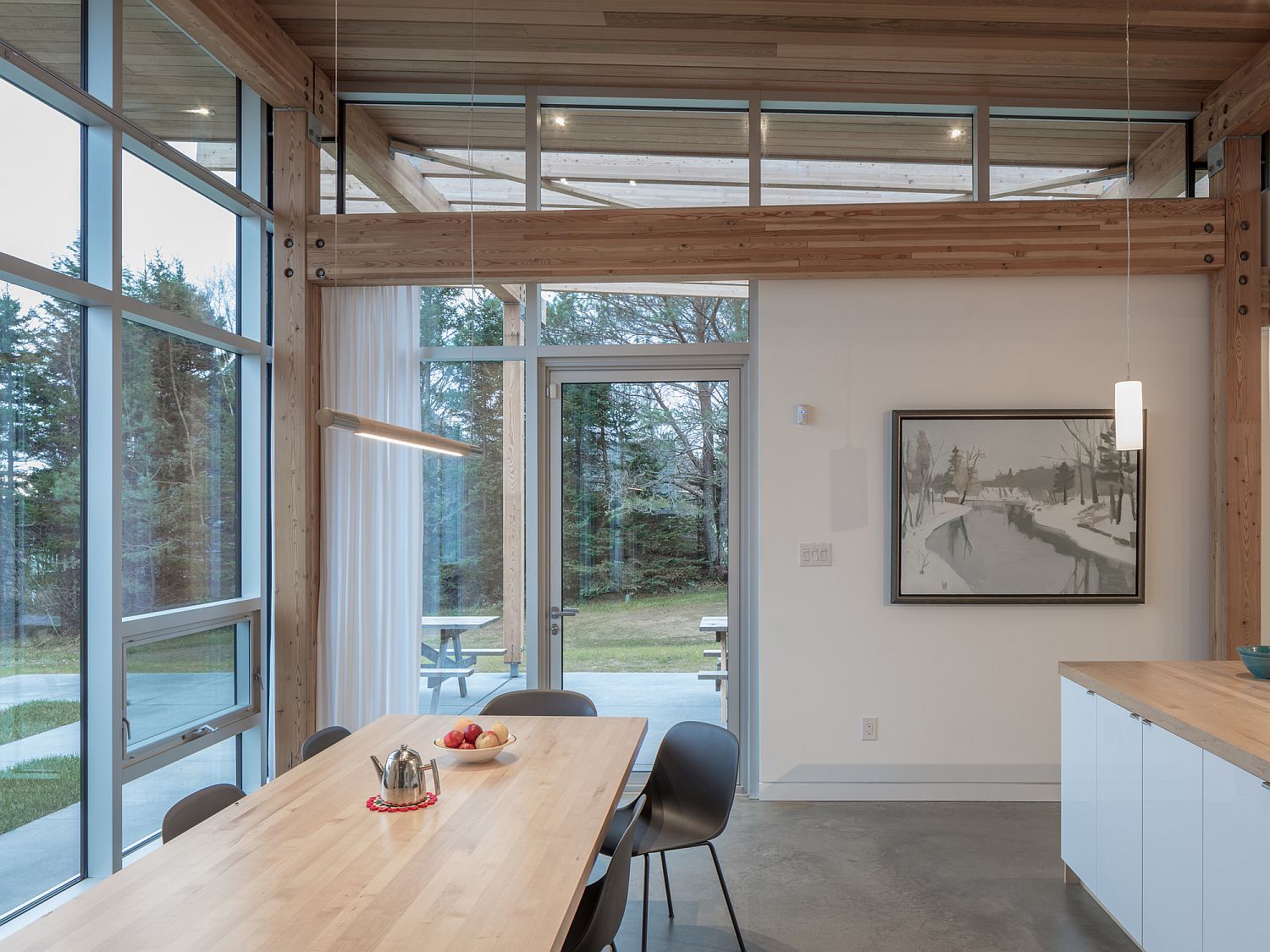 Kitchen and dining area of House in Scotch Cove