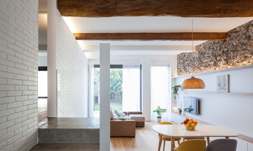 Finding Space and Visual Freshness: Remodeled Flat in Olot