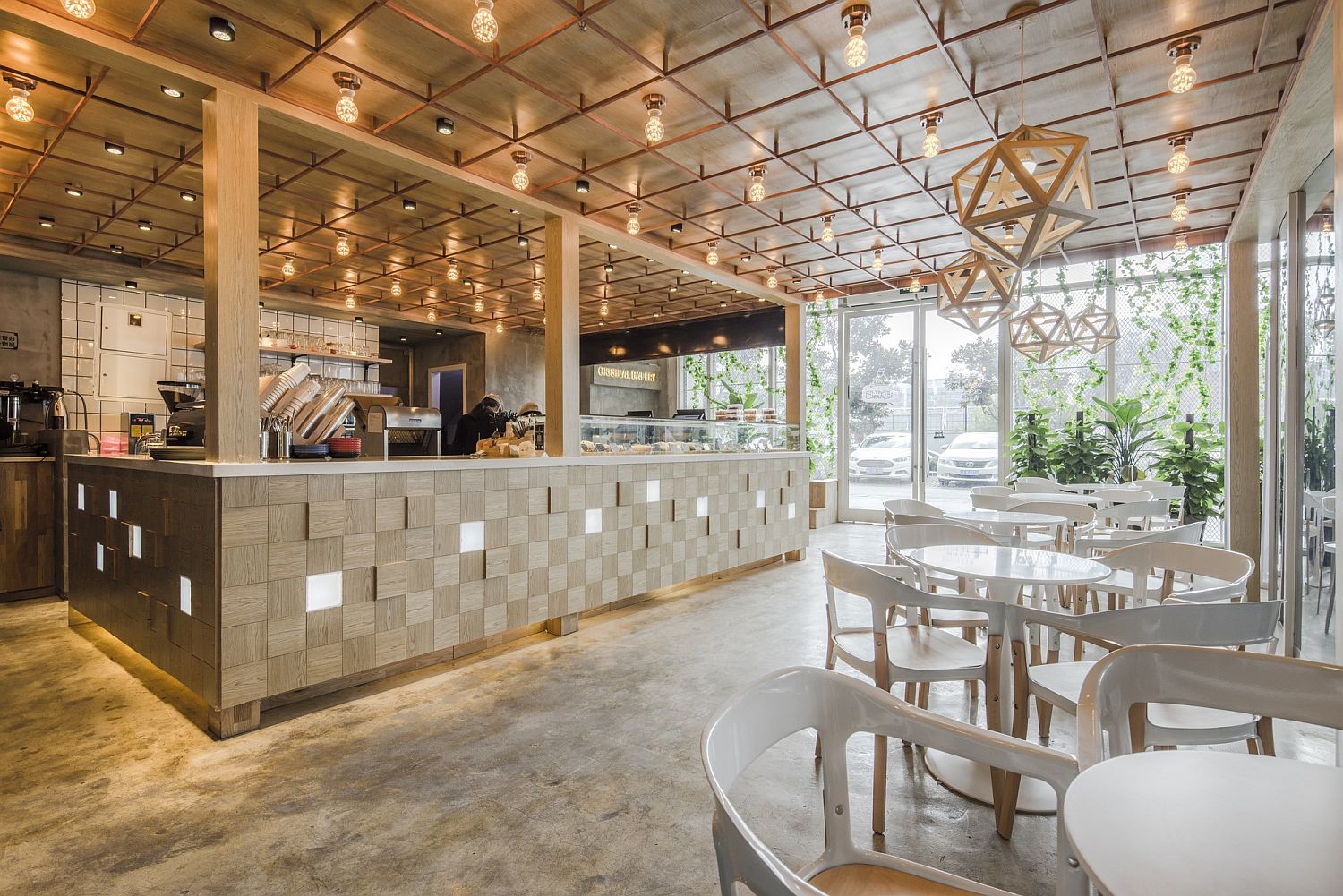 Original Bakery in China with a Modern-Industrial, Multi-Level Design ...