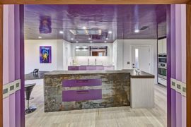 Kitchen Color Ideas Purple Violet Style trendy color upgrade stylish kitchens in shades of violet and purple