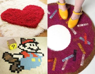 10 Colorful and Creative DIY Rugs and Mats to Brighten Your Home