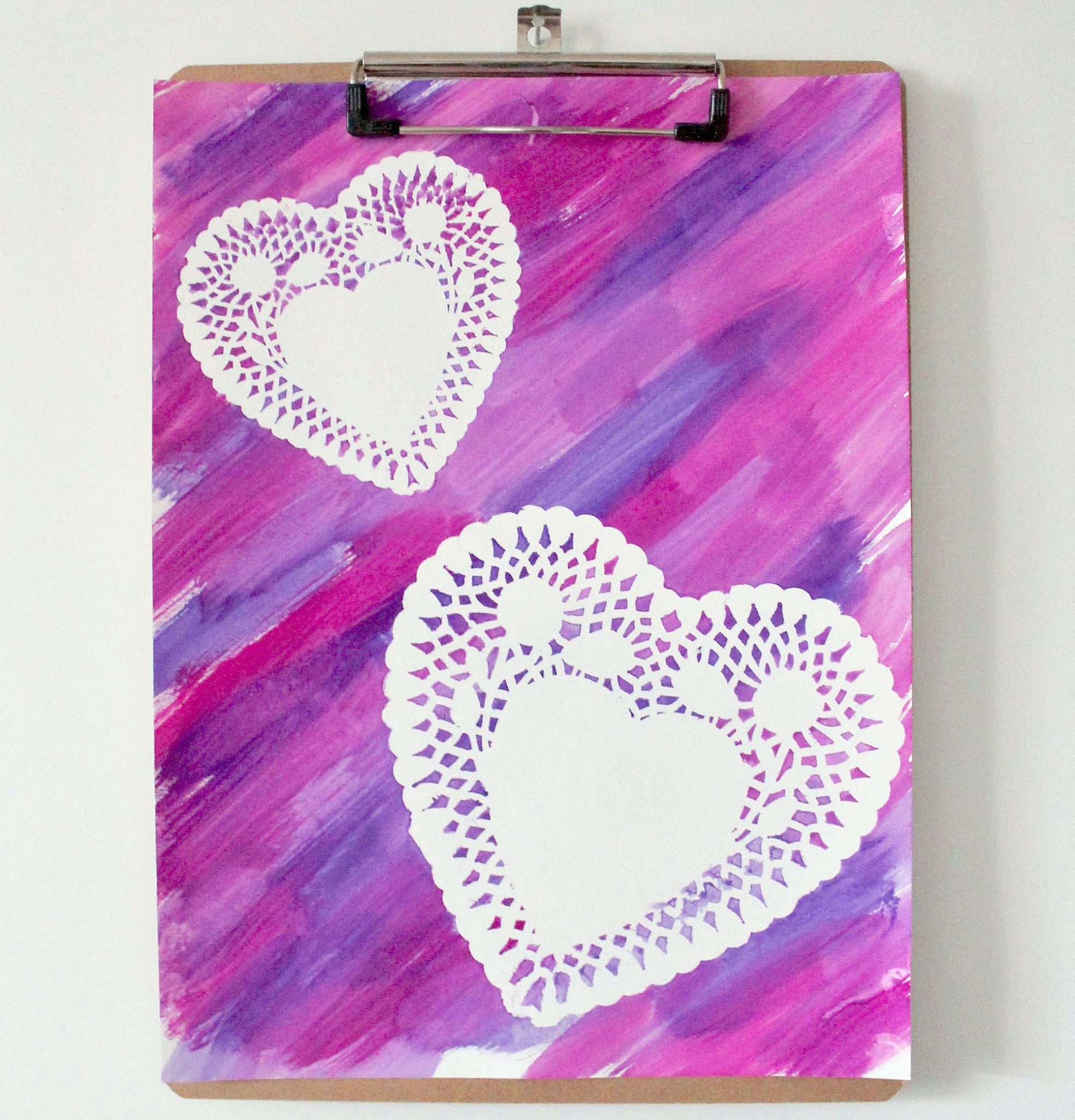 Doily-Heart-Painting-with-Purple-Panache