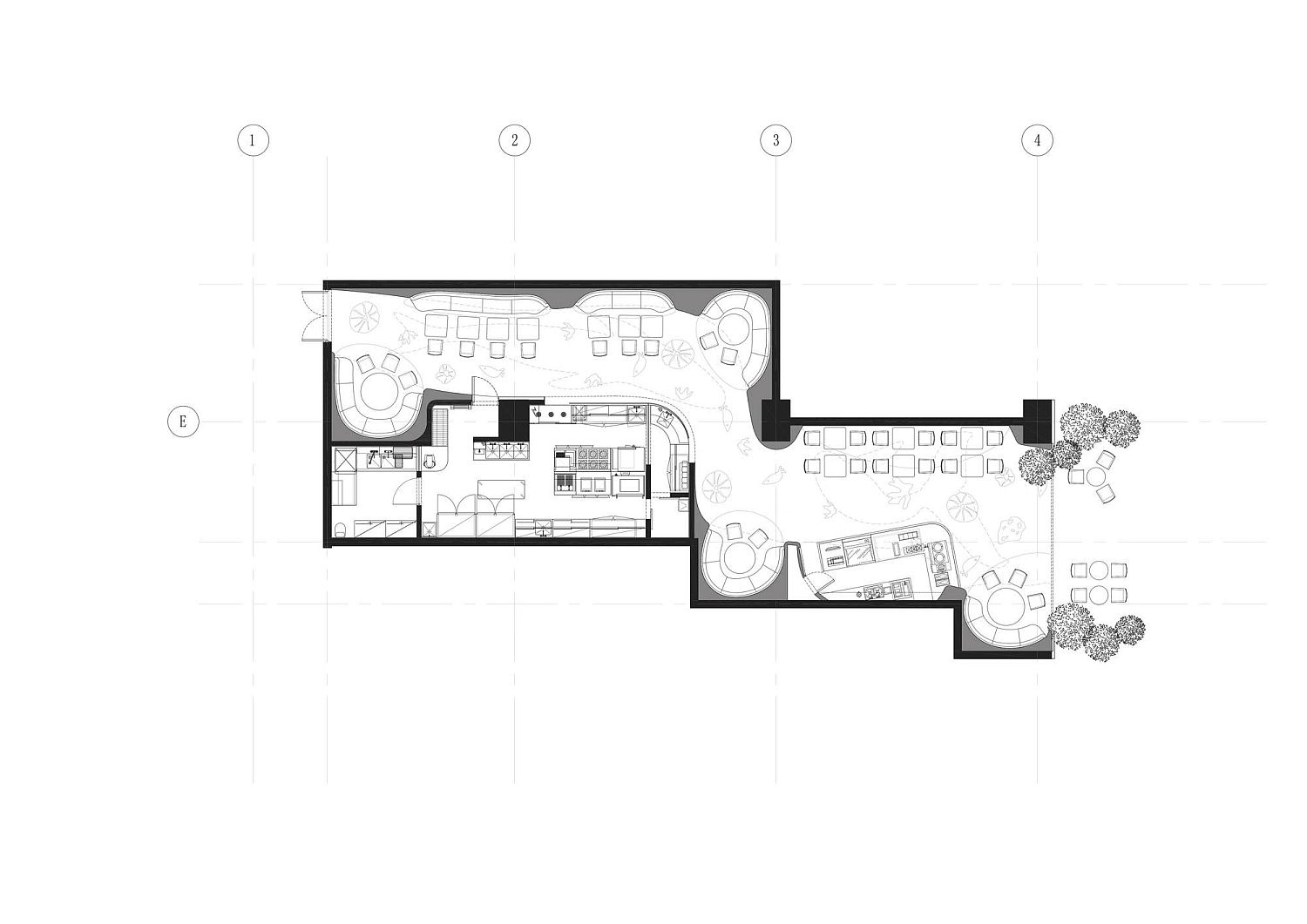 Floor plan of BLUFISH by SODA Architects