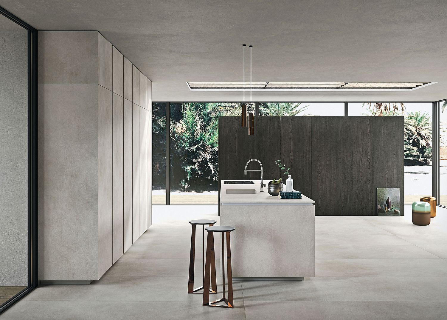 Minimal and modern Way Materia design from Snaidero