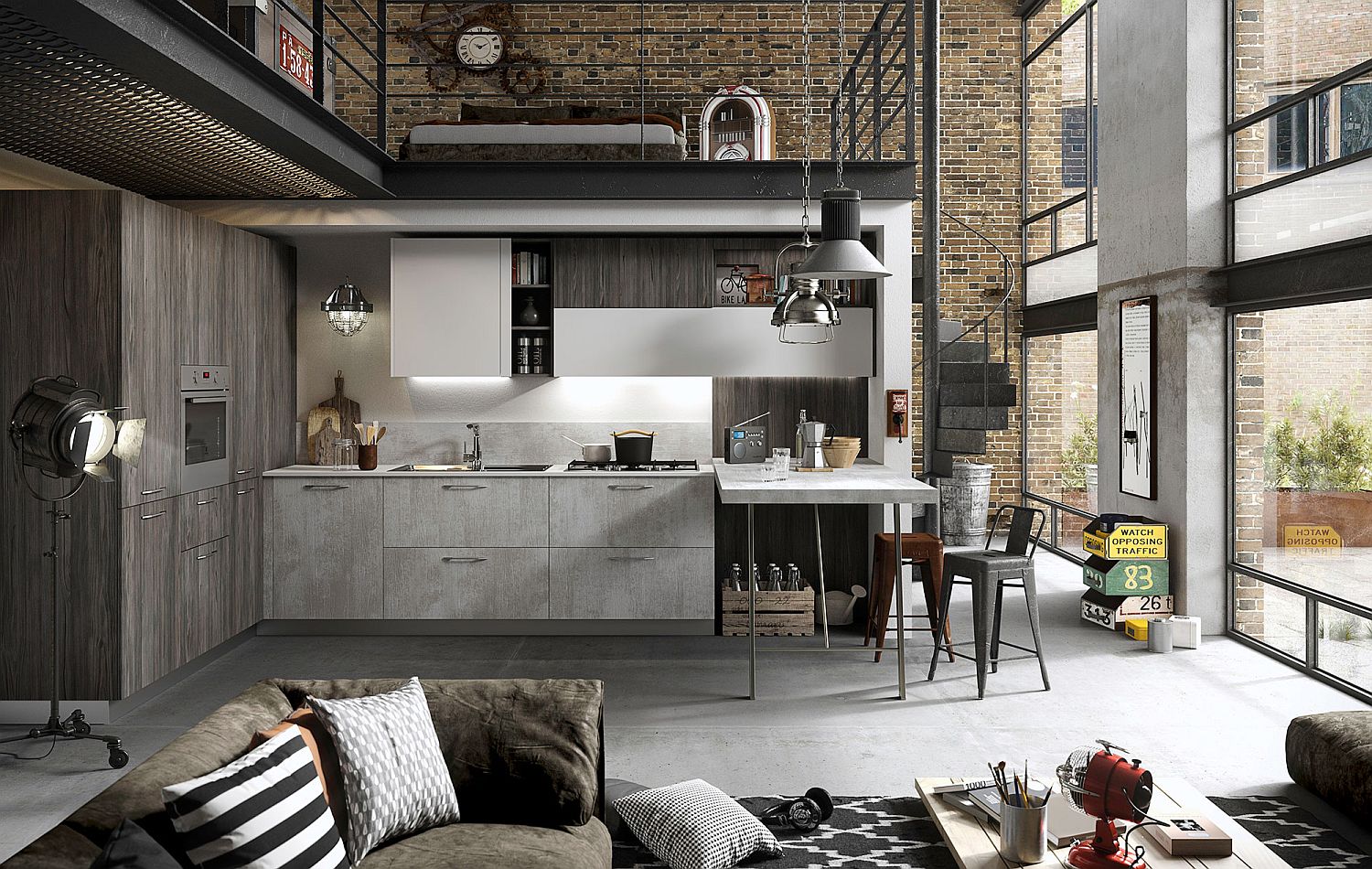 Modern Fun kitchen from Snaidero