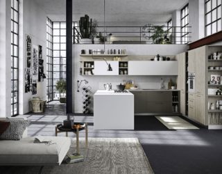 Refined, Reliable and Edgy: FUN Adaptable Kitchen by Snaidero