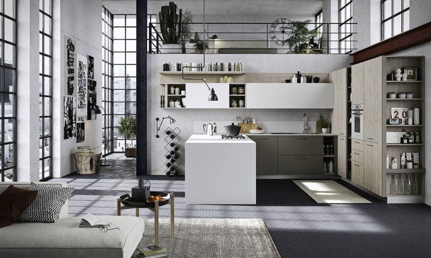 Refined, Reliable and Edgy: FUN Adaptable Kitchen by Snaidero