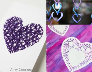 Trendy and Cute: DIY Purple and Violet Valentine’s Day Crafts