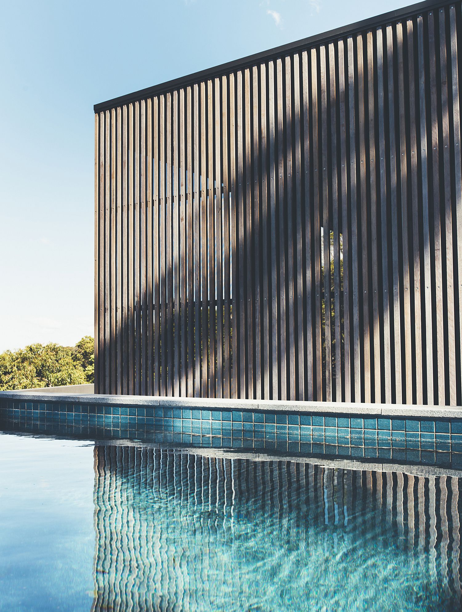 Simple and elegant pool of the Tinbeerwah House