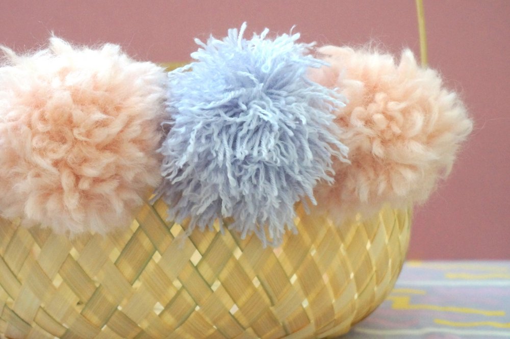 DIY pom poms