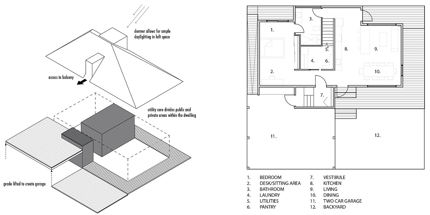 Floor-plan-of-the-modern-home-in-Canada