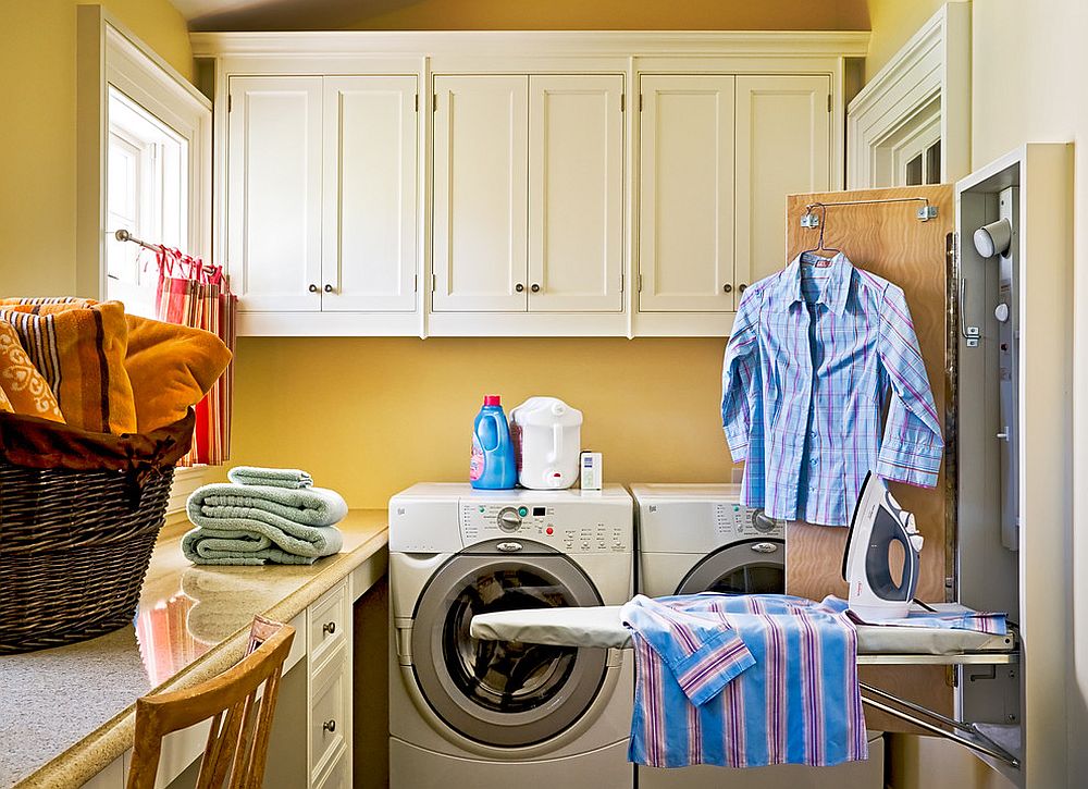 Organizing the traditional laundry room