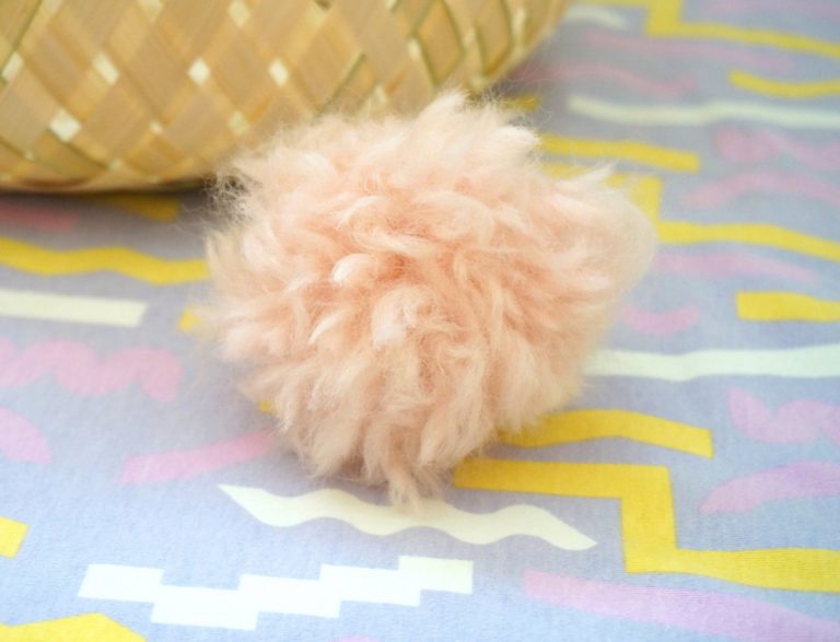 A DIY Pom Pom Easter Basket for Kids Decoist