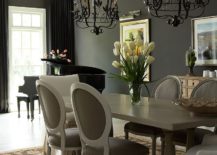 Transitional-dining-room-with-twin-black-chandeliers-217x155