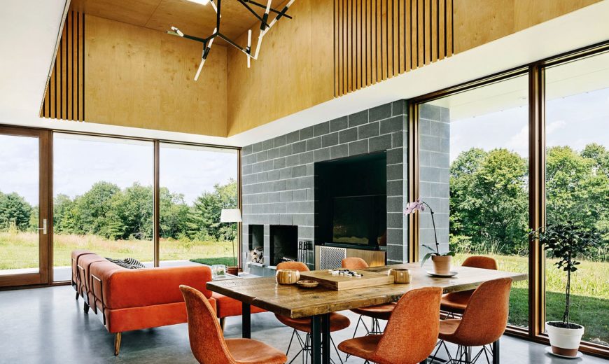 An Outpost to Explore the Wild Catskills: Contemporary Family Holiday Home