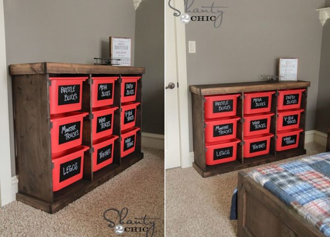 toy storage chest with drawers