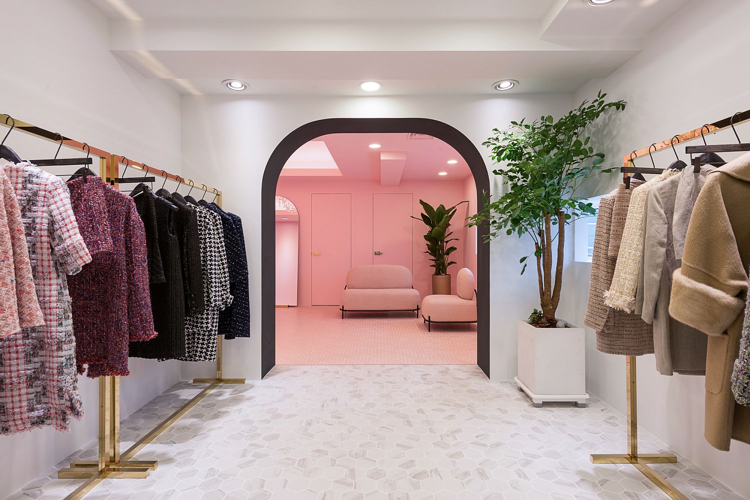 This Urbane and Eye-Catching High-End Showroom is Color-Coded!