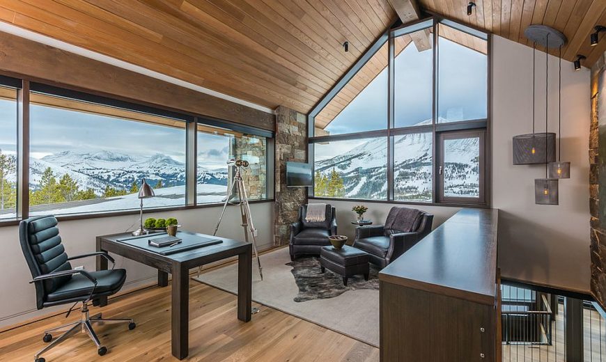 Reaching New Heights: Spectacular Home Offices with Mountain Views