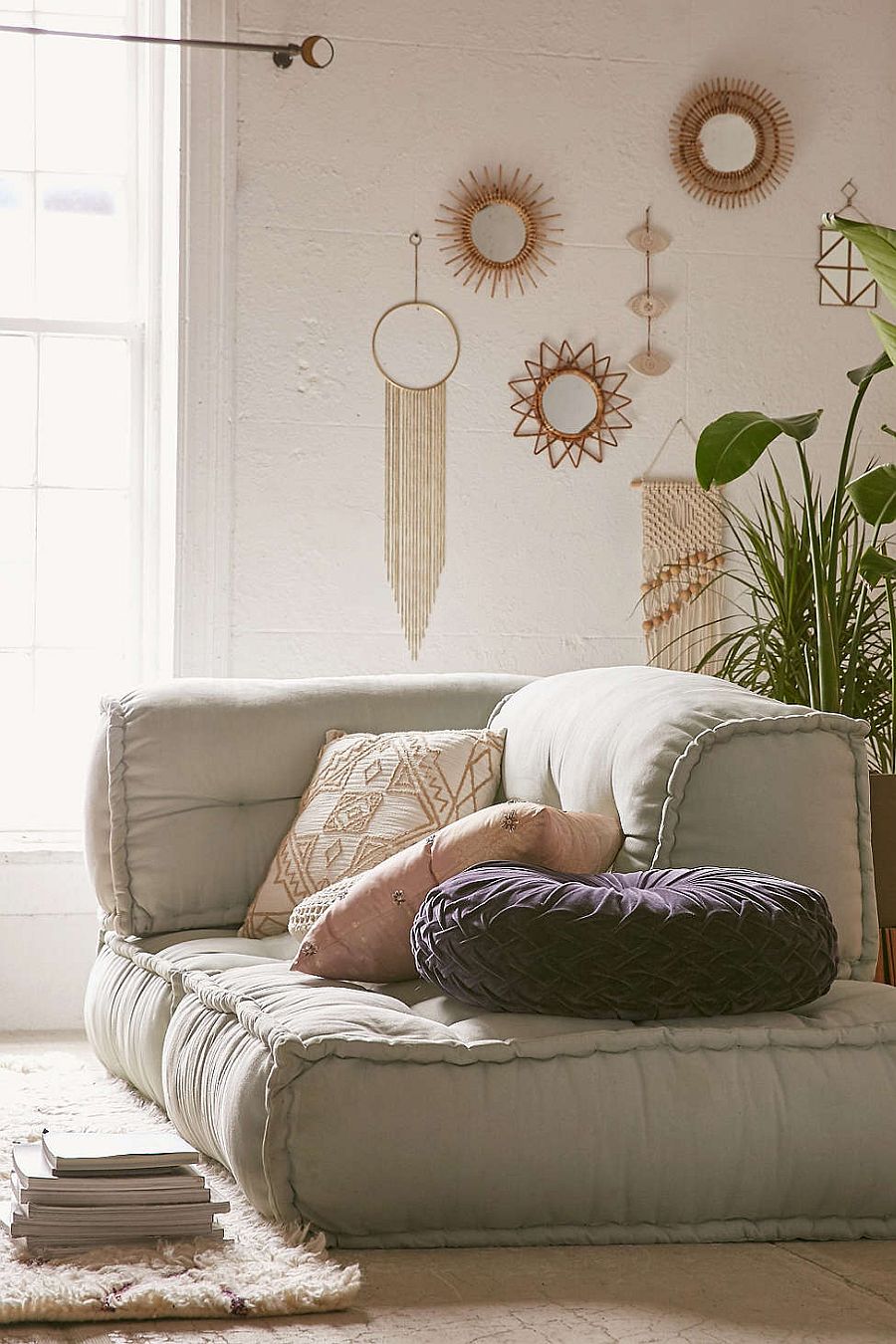 Embrace-the-tropical-boho-style-in-the-bedroom-with-contemporary-decor-from-Urban-Outfitters