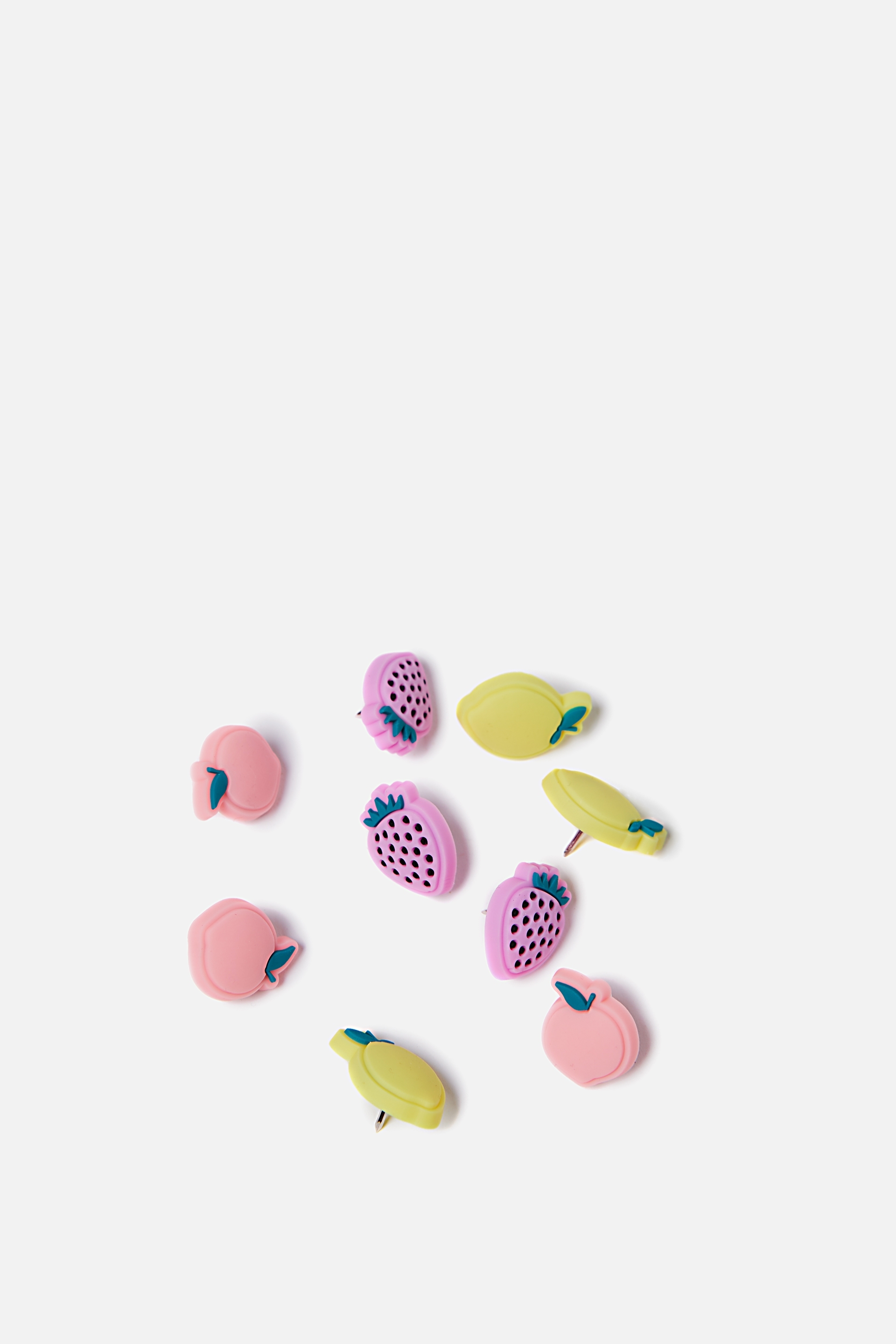 Fruit push pins from Typo