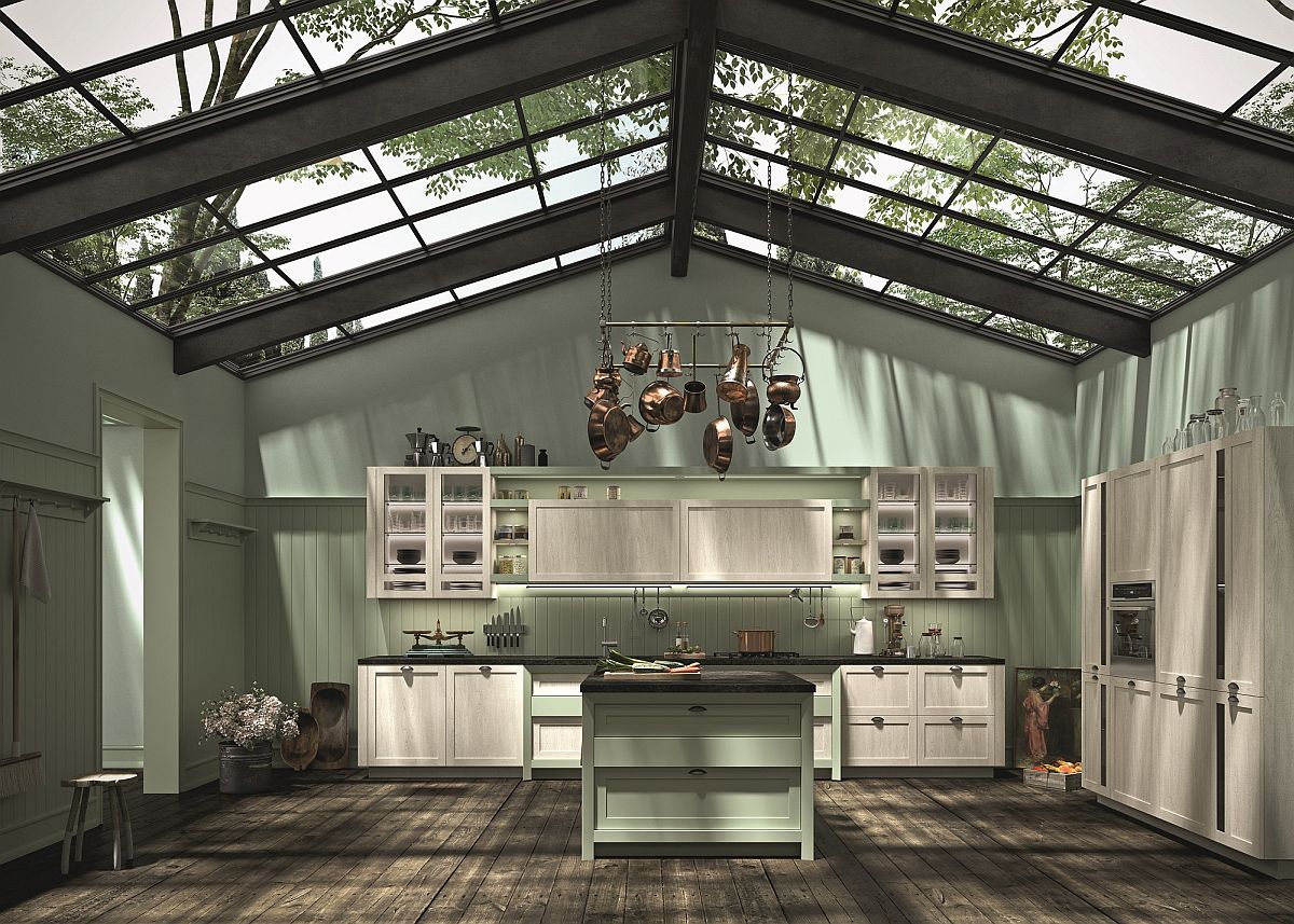 Hera Gorgeous English Country Style Kitchen With Scandinavian And Modern Flavor