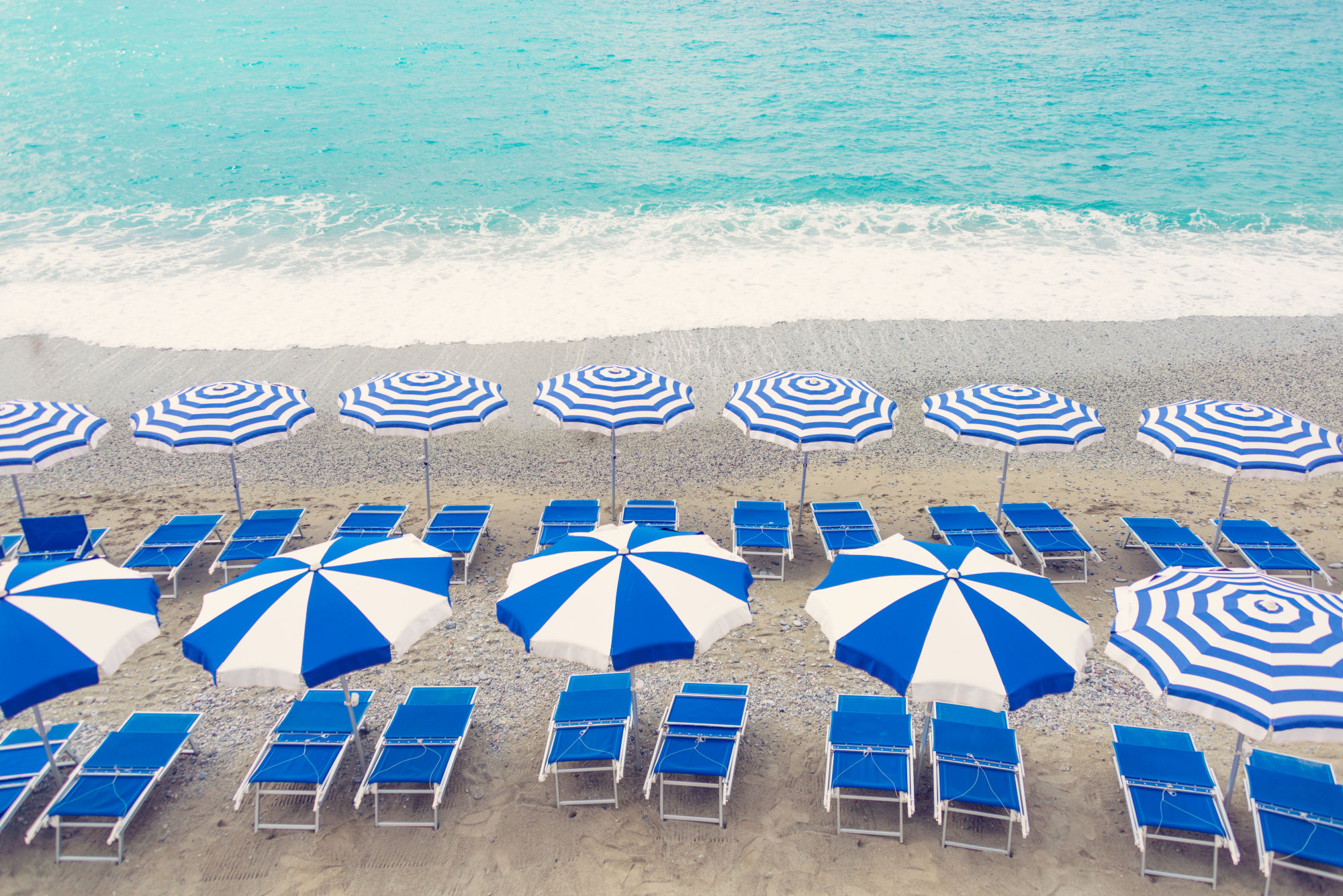 Gray Malin photoraphy striped umbrellas