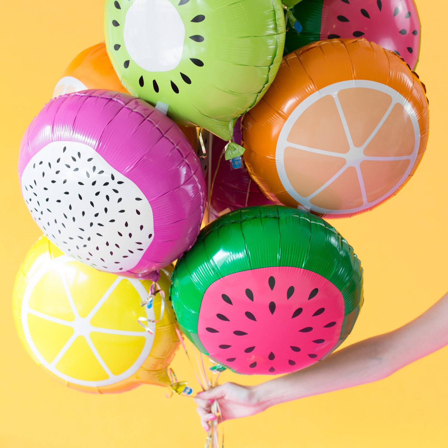 Pack of fruit balloons