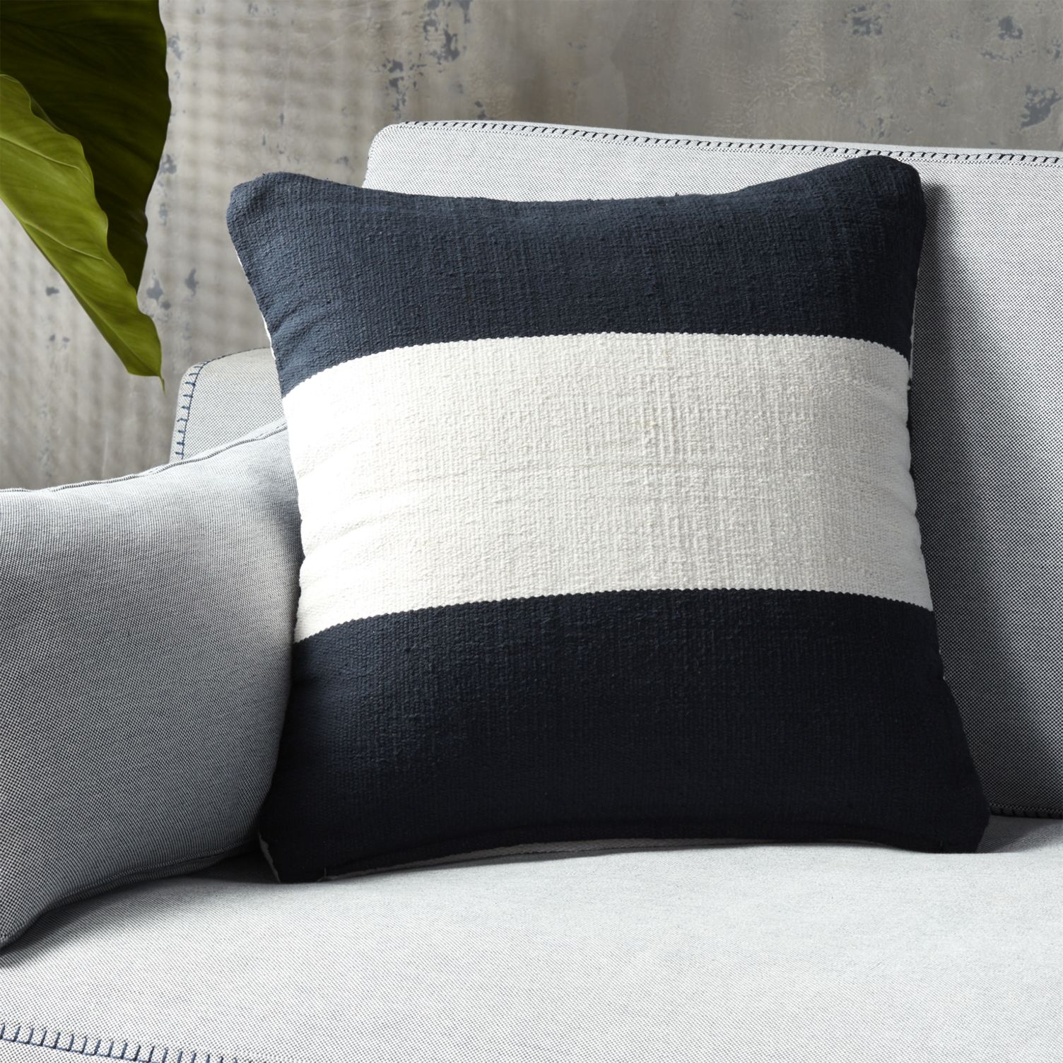 Striped pillow from CB2